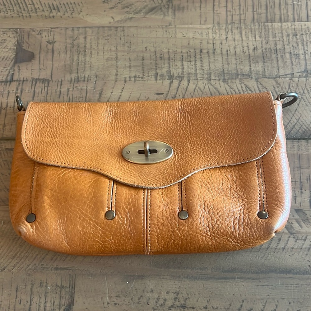 Leather clutch